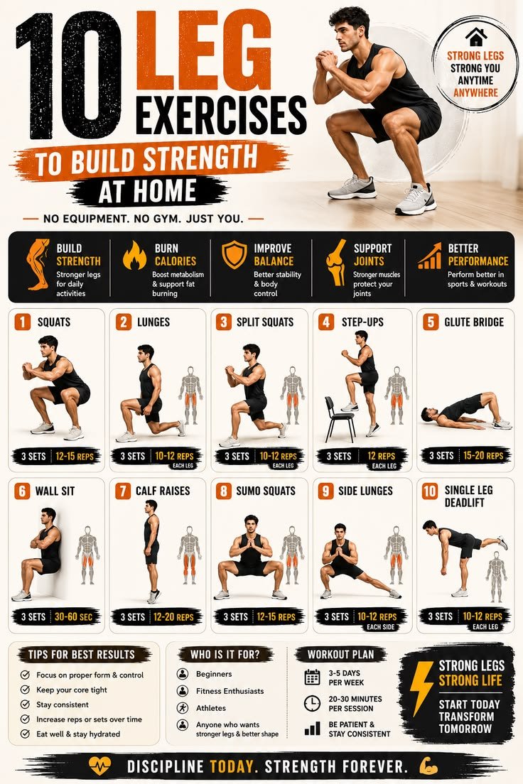 Best Exercises for Stronger Legs