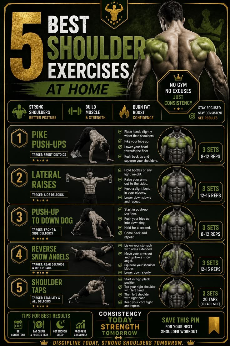 Best Shoulder Exercises You Can Do at Home