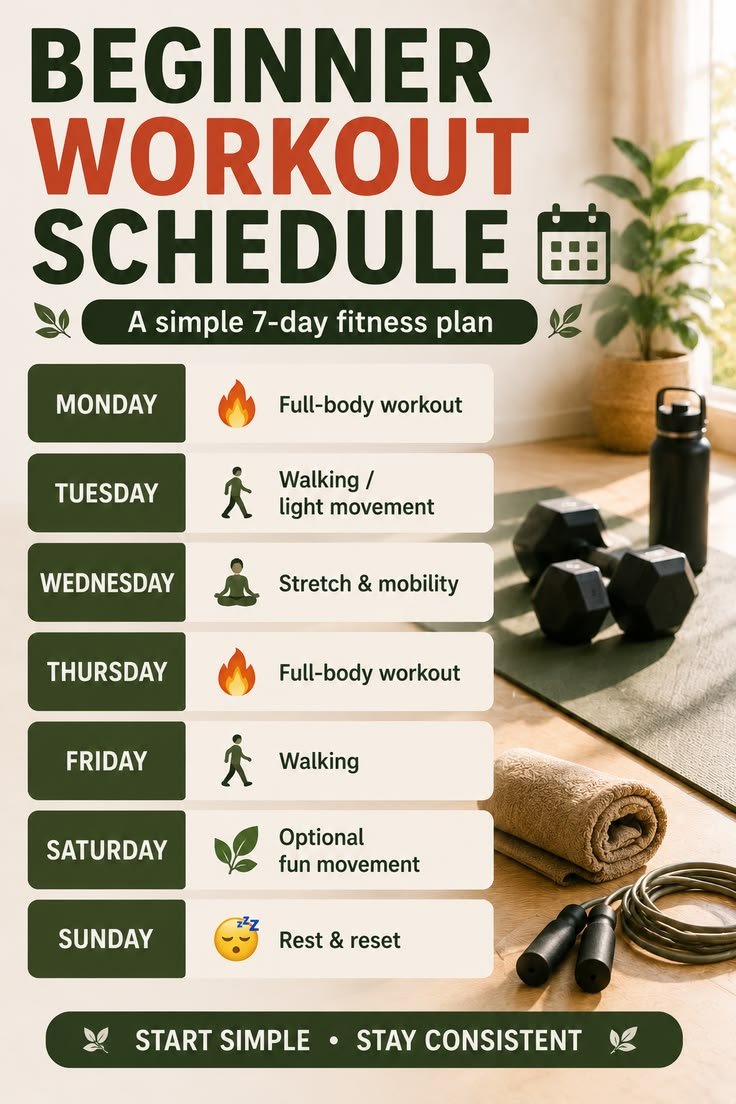 How to Create a Weekly Workout Schedule